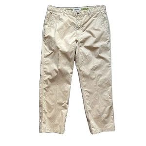 Mountain Khakis Stretch Poplin Pant 40x32 Organic Cotton Relaxed Fit Khaki Pants